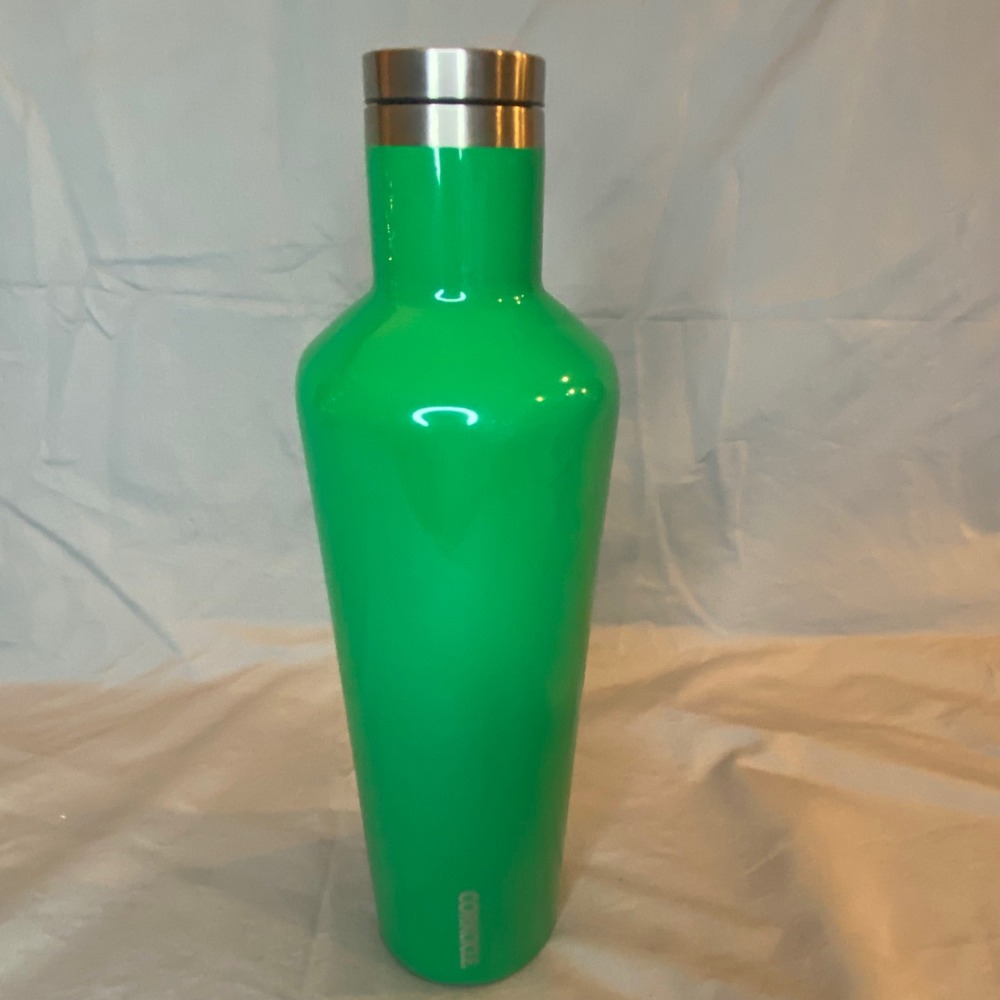 Corkcicle Sport Water Bottle Green‎ 25oz Insulated Stainless Steel
